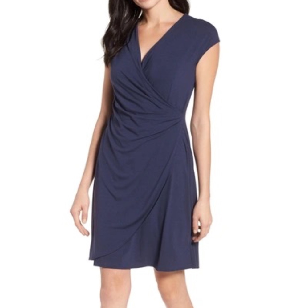 Tommy Bahama side-gathered dress in size M.